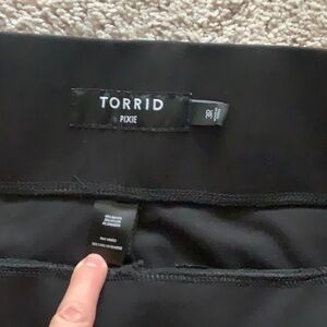 Torrid Black Pixie Trousers
